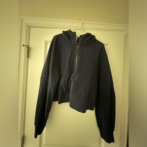 Lululemon scuba 1/2 zip Navy Blue